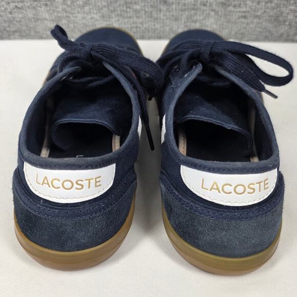 LACOSTE SIDELINE 319 SNEAKERS – NAVY – GUM SOLE – WOMEN’S US 7 – 2019 RELEASE - Picture 4 of 11